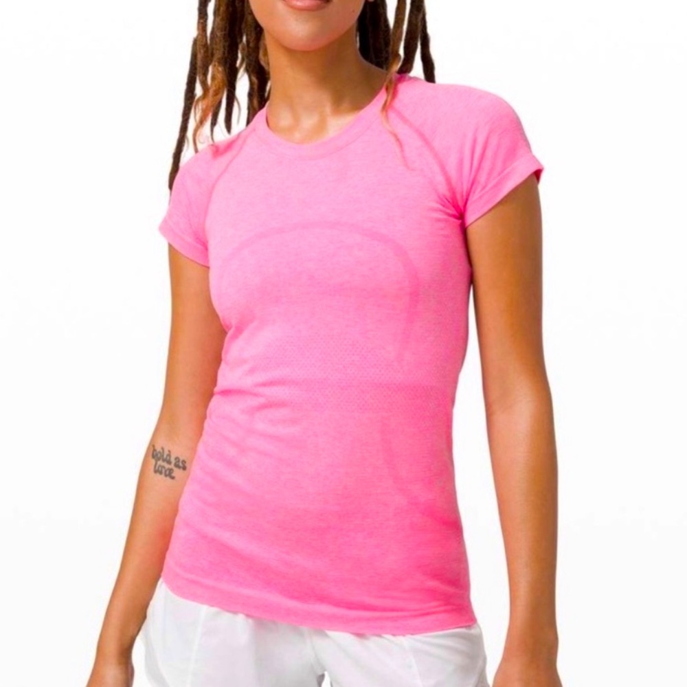 Lululemon Swiftly Tech Neon Pink Size 4